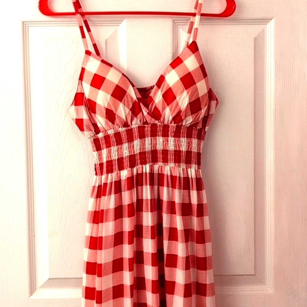 NWT Checkered Maxi Dress